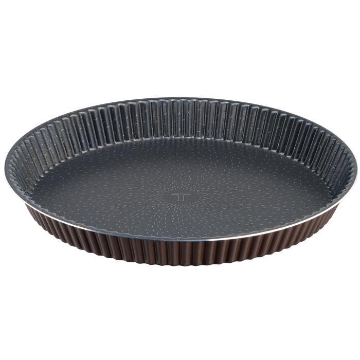 TEFAL SUCCESS Moule à tarte J1608202 diamètre 24 cm marron