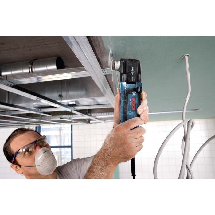 BOSCH Outil multifonctions Starlock plus 300 W GOP30-28 avec 1 lame bois et métal