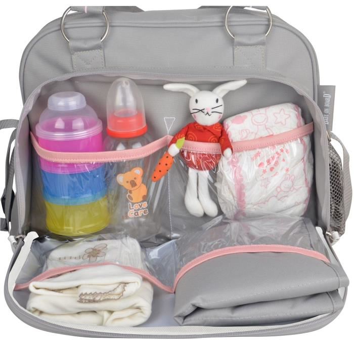 BABY ON BOARD Sac a langer + accessoires nomades Simply Girl - Des la naissance - Bébé fille