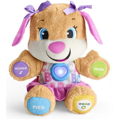 FISHER-PRICE - Puppy Sister - Peluche d'Eveil Progressif