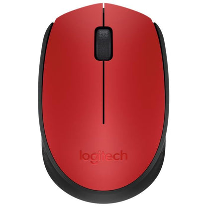 LOGITECH Souris Sans Fil M171 Rouge