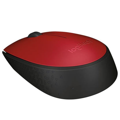 LOGITECH Souris Sans Fil M171 Rouge