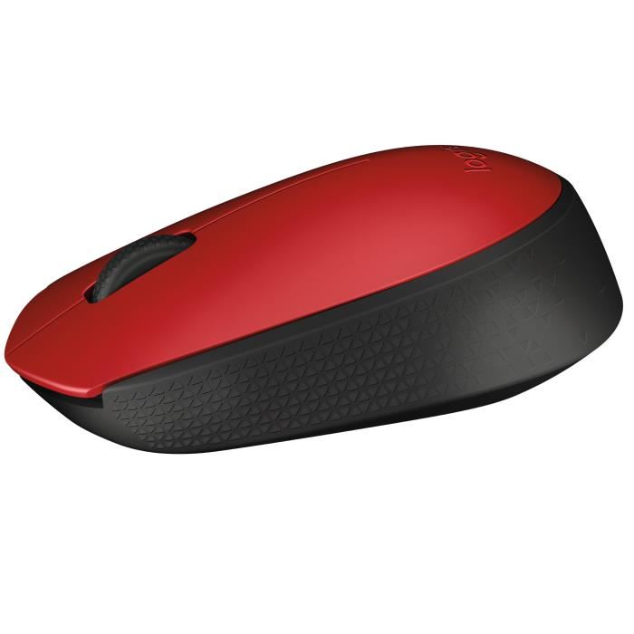 LOGITECH Souris Sans Fil M171 Rouge