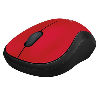 Logitech souris sans fil optique - M185 Rouge