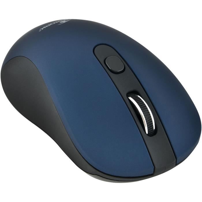 Souris Sans Fil - 2,4 GHz - 6 bouttons - Bleu