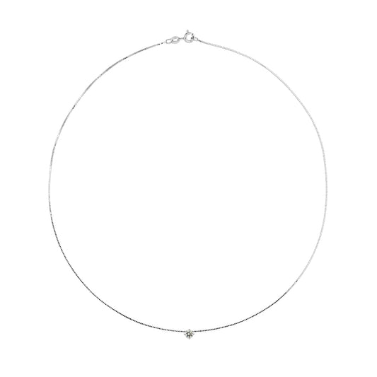 Collier Solitaire Oxyde de Zirconium