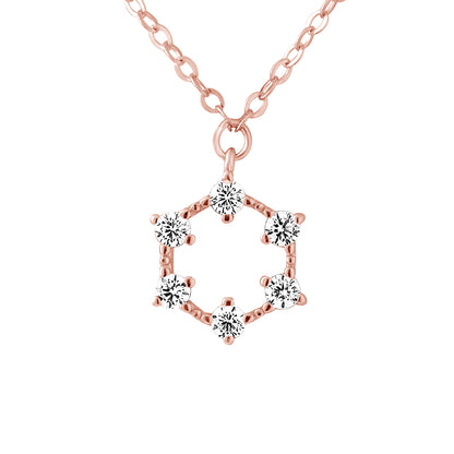 Collier motif "CERCLE" et Oxydes de Zirconium