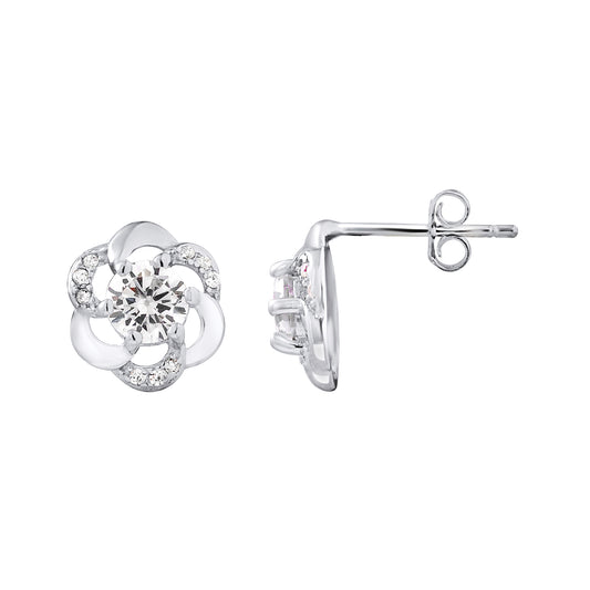 Boucles d'Oreilles motif "FLEUR"