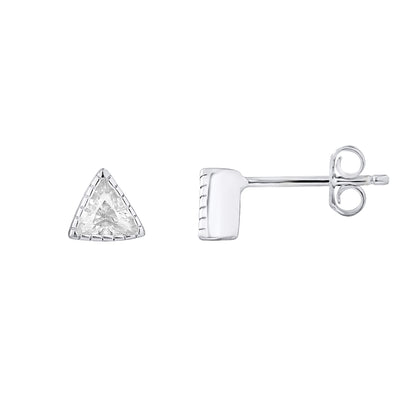 Boucles d'Oreilles motif "TRIANGLE"