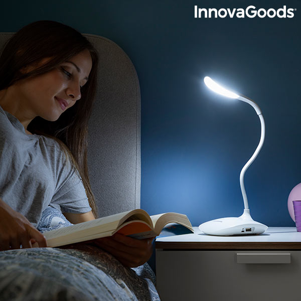 Lampe LED de Table Rechargeable Tactile Lum2Go InnovaGoods