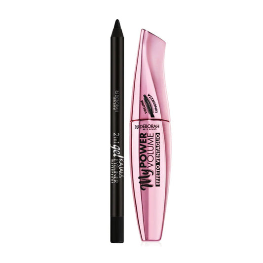 Maquillage pour les yeux Deborah Eyeliner Noir (2 pcs)