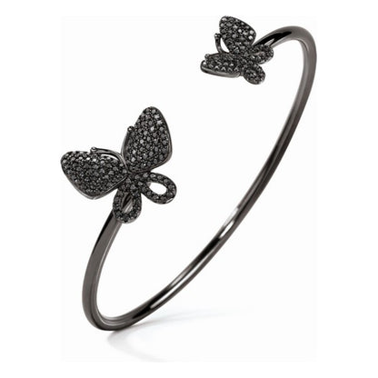 Bracelet Folli Follie Papillons Argent 925 (Ø 55 mm)