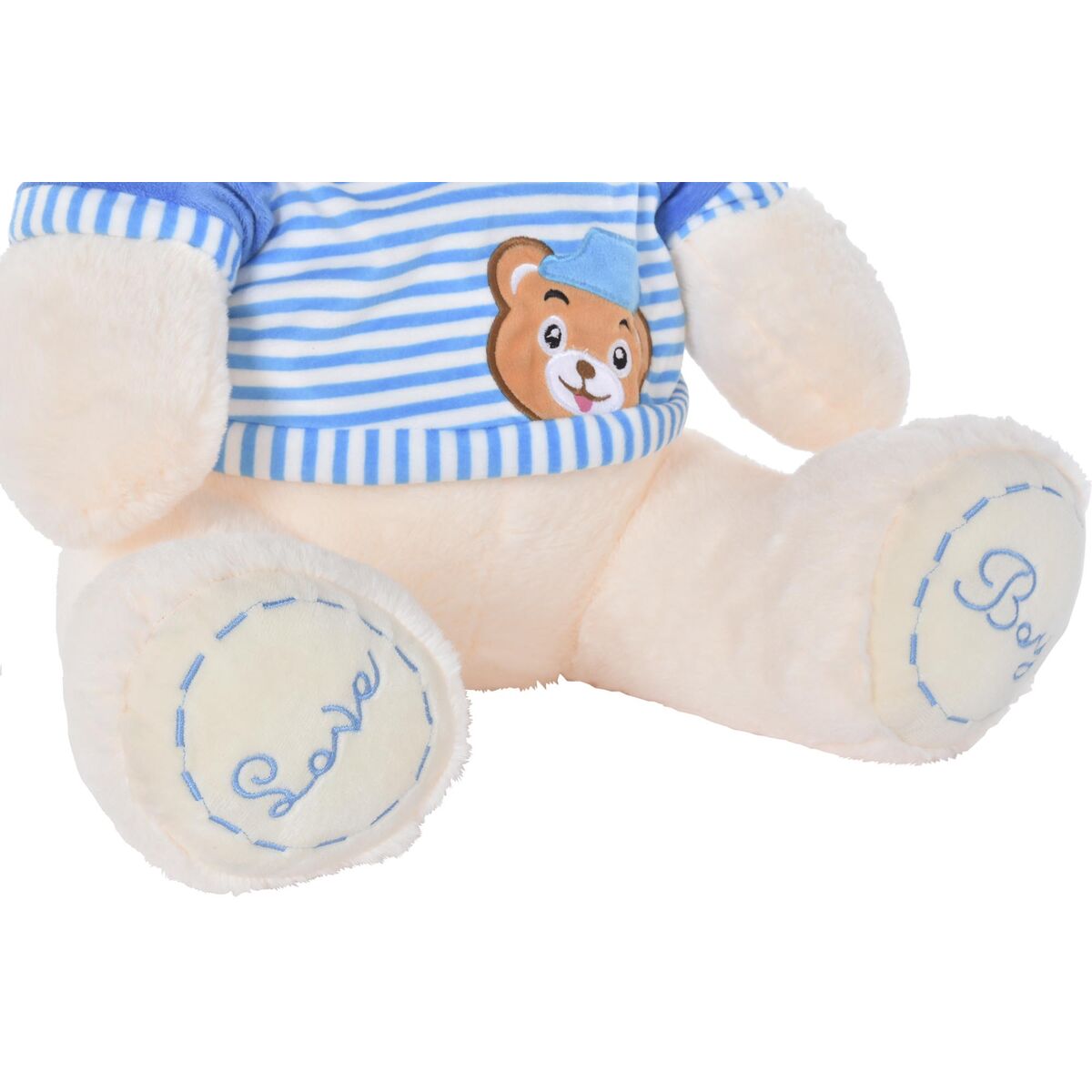 Ours en peluche DKD Home Decor Beige Bleu Rose Polyester Enfant Ours (2 Unités)