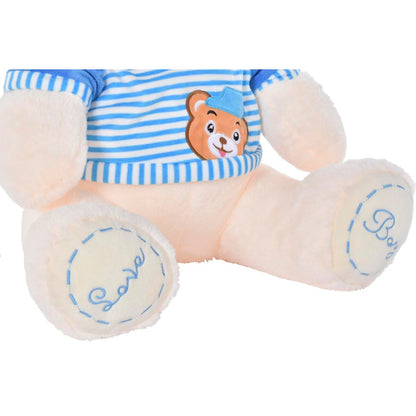 Ours en peluche DKD Home Decor Beige Bleu Rose Polyester Enfant Ours (2 Unités)