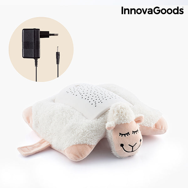 Peluche Projecteur LED d'Étoiles Mouton InnovaGoods