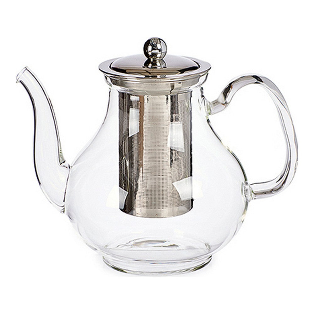 Théière Classic Grand Verre Transparent Acier (1100 ml)