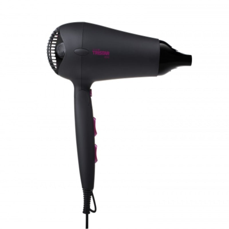 Sèche-cheveux Pliable Tristar HD2358 Ionique Noir 2000W