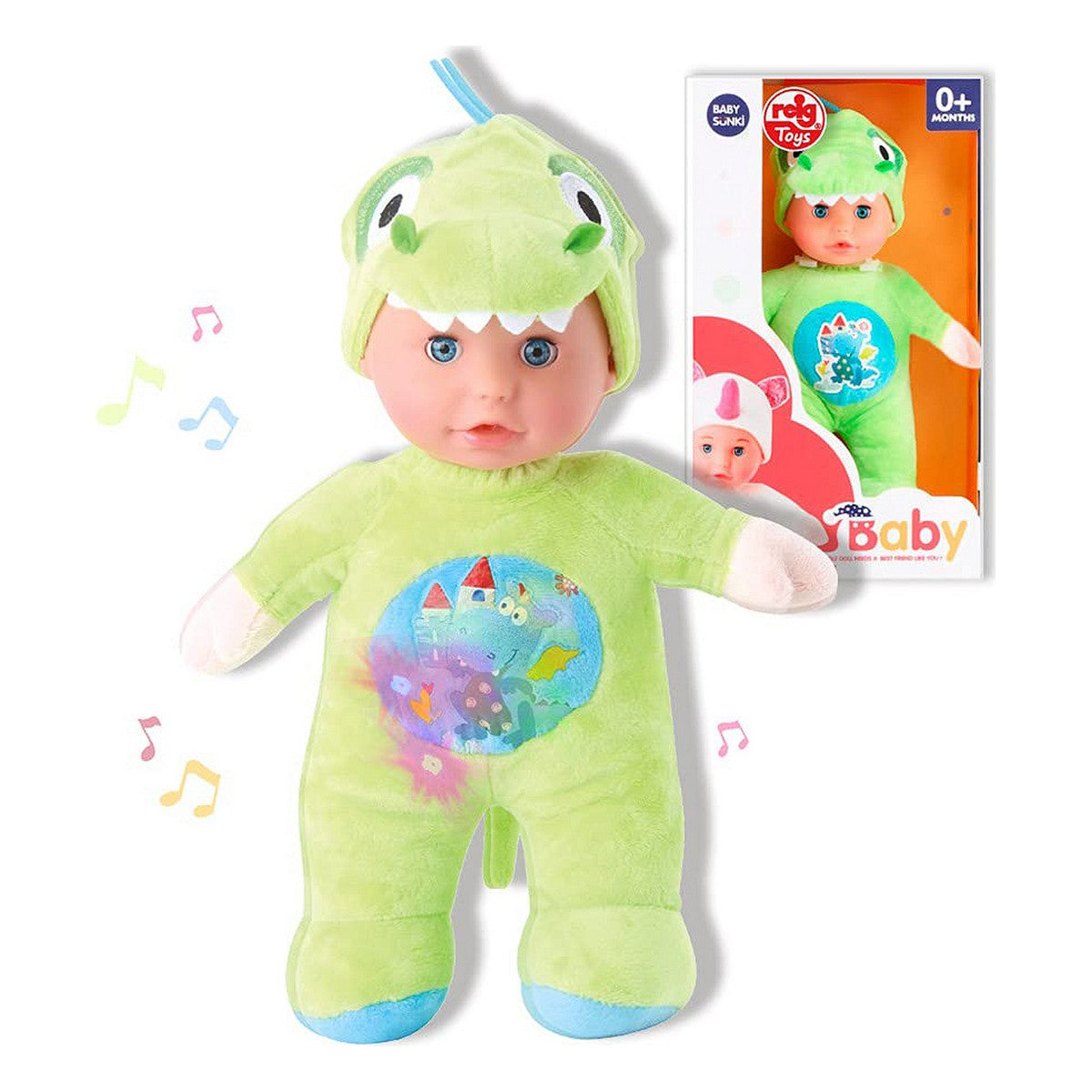 Poupée Reig Vert Dinosaure Jouet Peluche (30 cm)