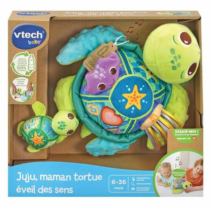 Jouet Peluche Vtech Baby Juju, Maman tortue + Bébé - Musical