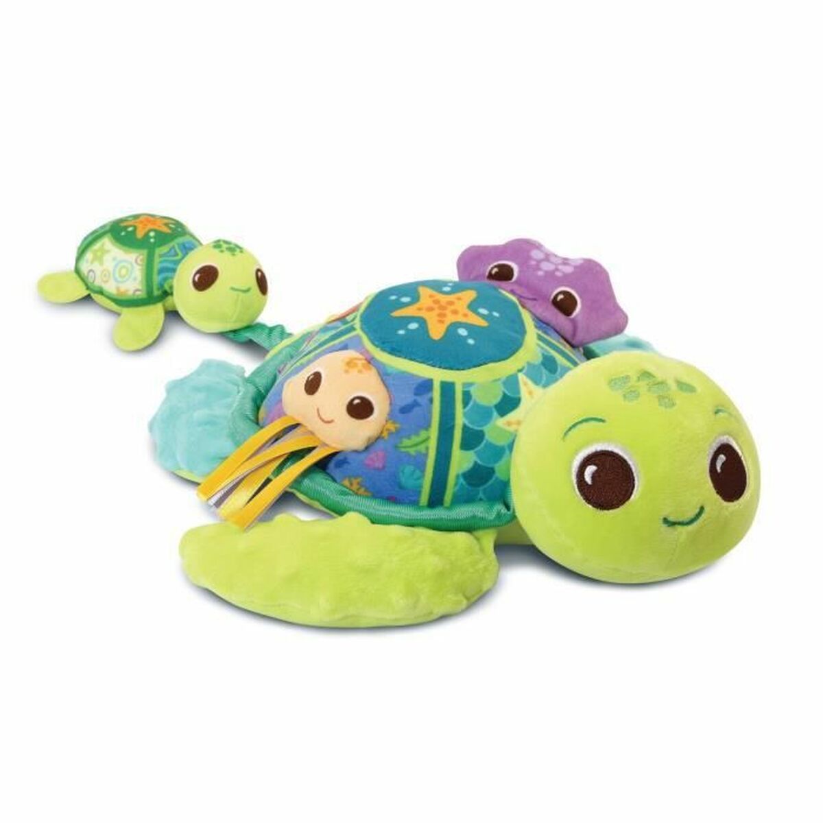 Jouet Peluche Vtech Baby Juju, Maman tortue + Bébé - Musical