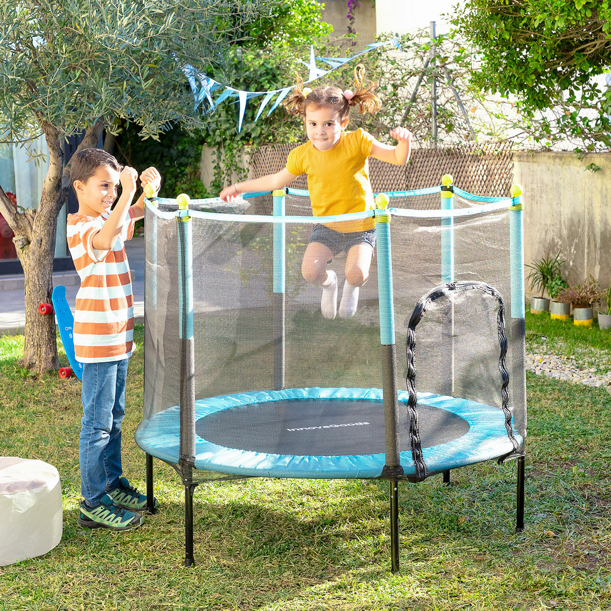 Trampoline pour Enfants avec Filet de Sécurité