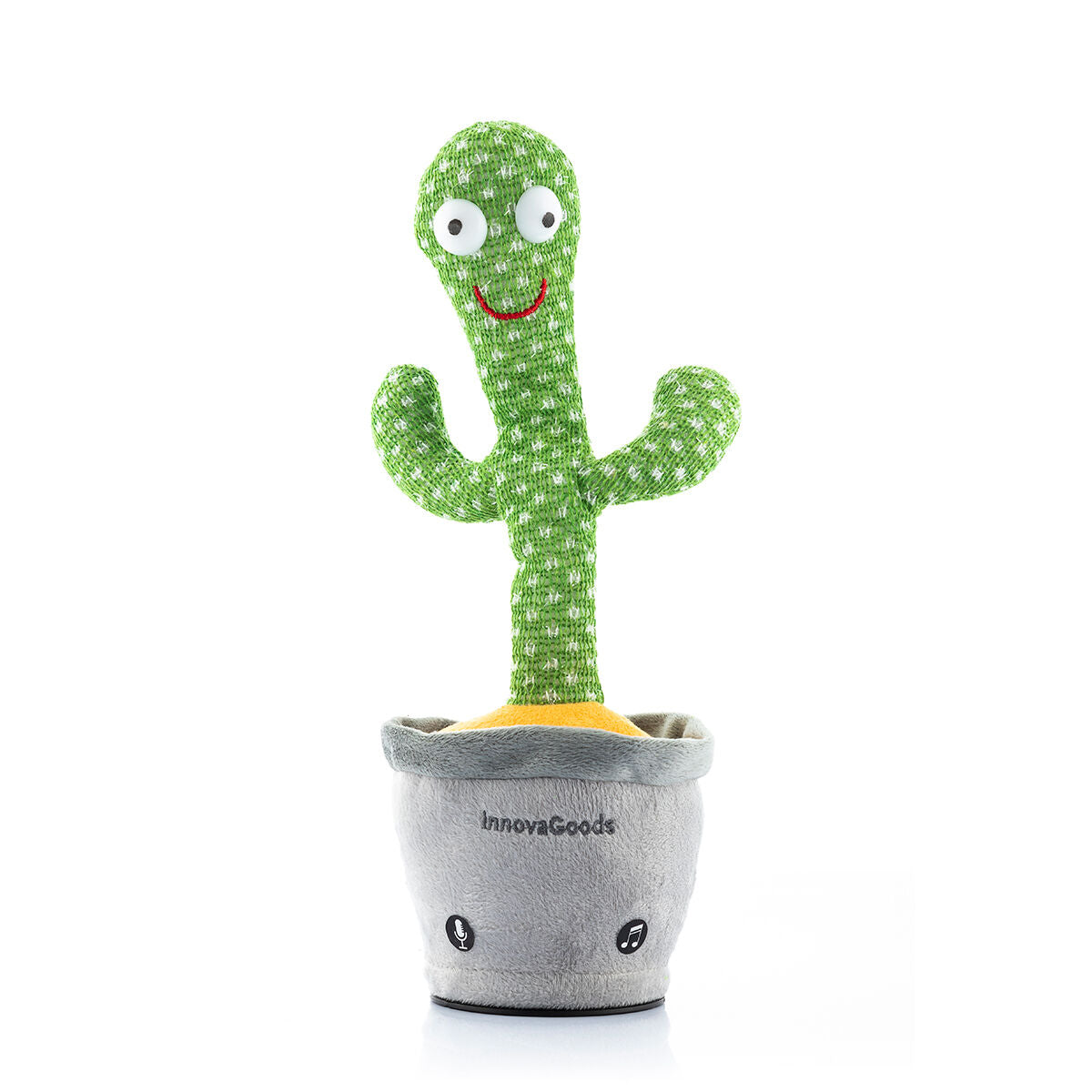 Cactus Dansant et Parlant avec Musique et LED Multicolores Pinxi InnovaGoods