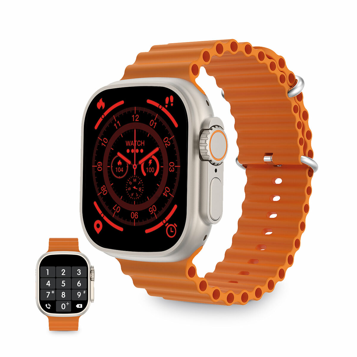 Montre intelligente KSIX Urban Plus 2,05" 270 mAh Bluetooth 5.0 Orange