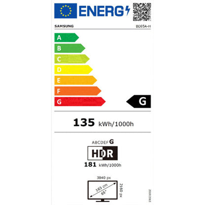 Écran Videowall Samsung BE65C-H 65" LED