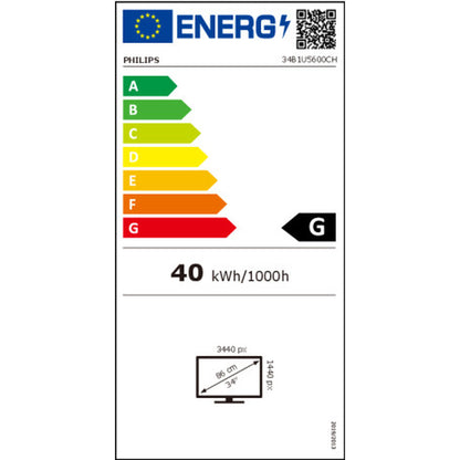 Écran Philips 34B1U5600CH/00 34" VA LCD Flicker free 50-60  Hz