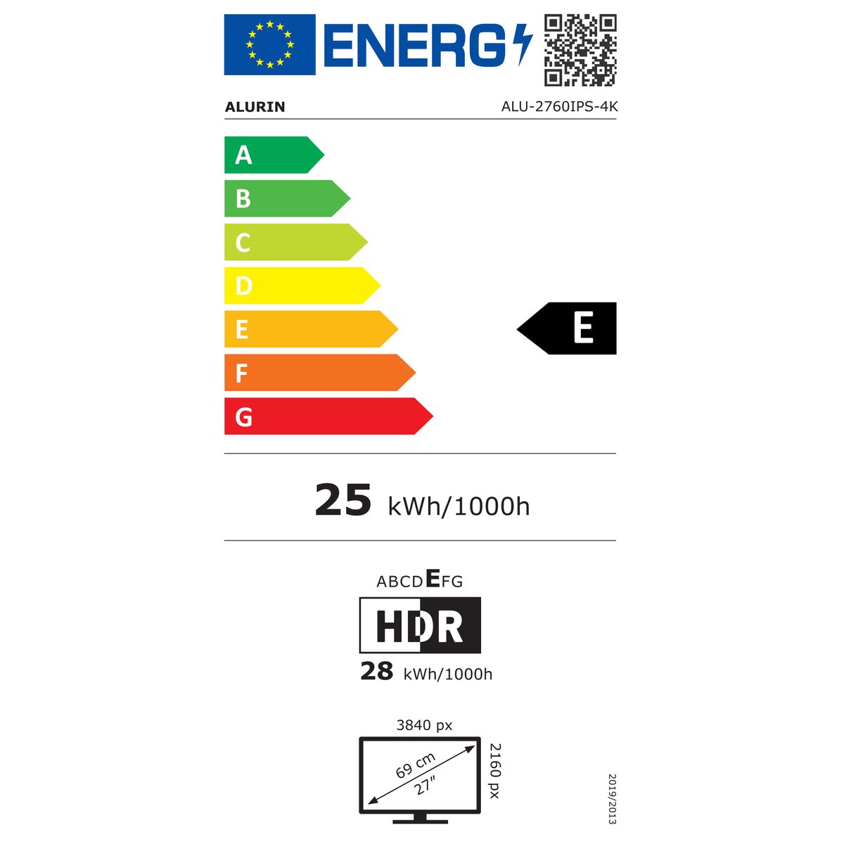 Écran Alurin CoreVision 27 27" 60 Hz