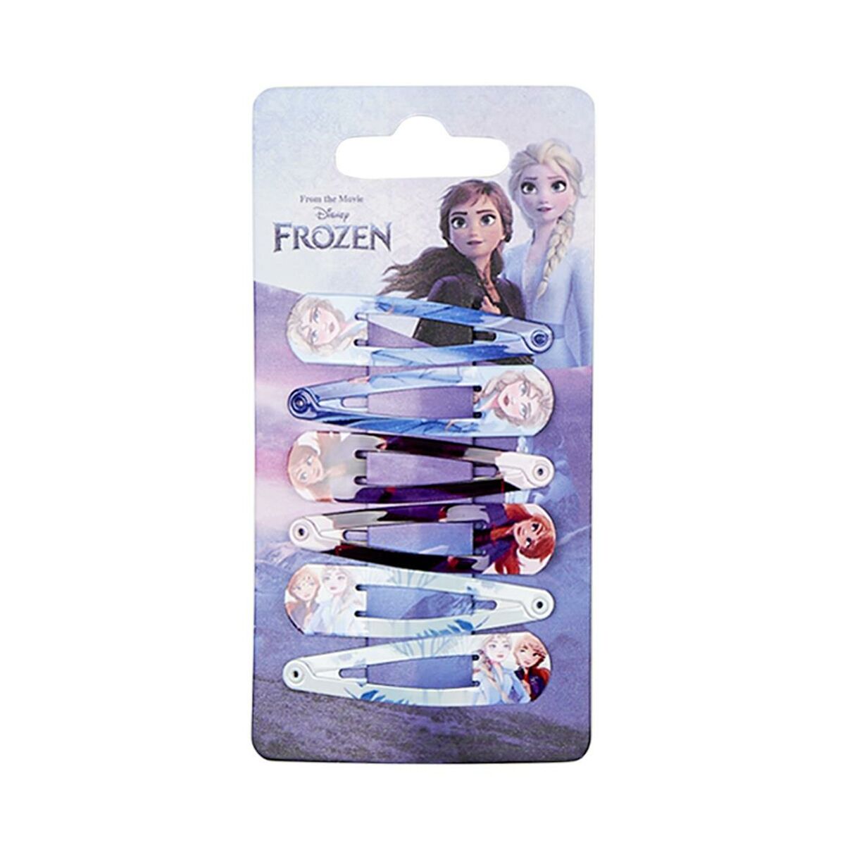 Pinces à cheveux Frozen 6 Pièces Multicouleur