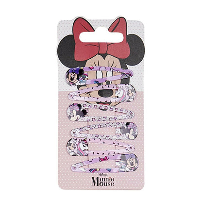 Pinces à cheveux Minnie Mouse 6 Pièces Multicouleur