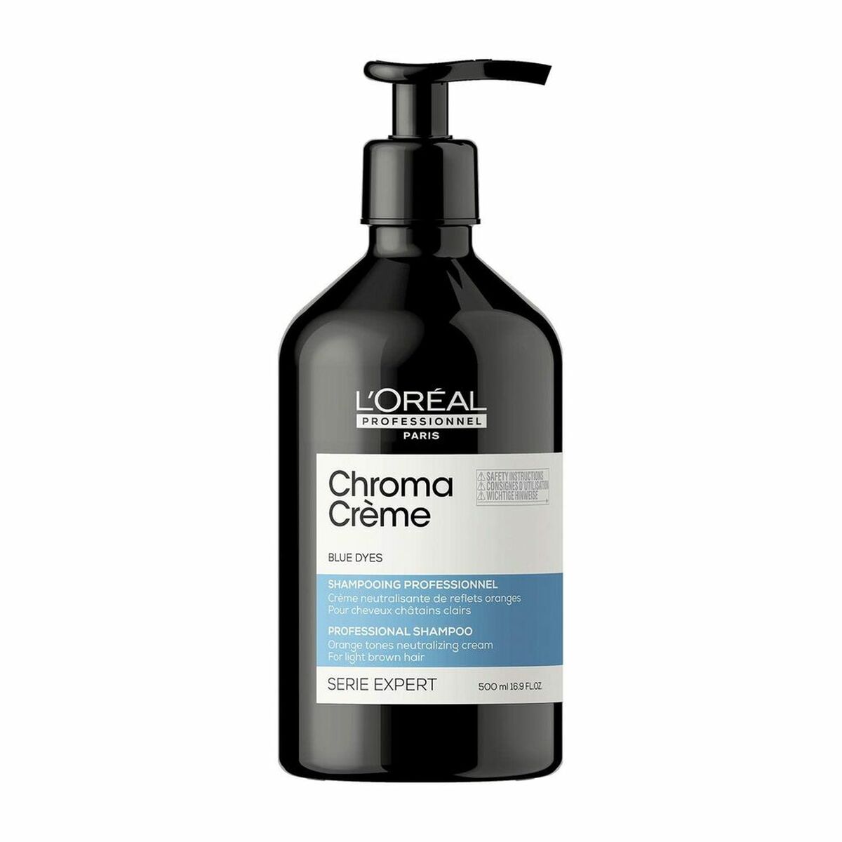 Shampoing Neutraliseur de Couleur L'Oreal Professionnel Paris Chroma Crème Bleu (500 ml)