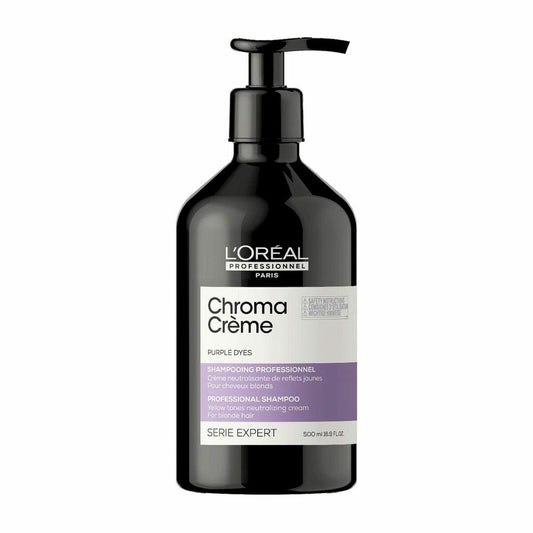 Shampoing Neutraliseur de Couleur L'Oreal Professionnel Paris Chroma Crème Pourpre (500 ml)