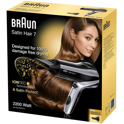 Sèche-cheveux Braun Satin Hair 7 HD710 Ionique Noir 2200 W