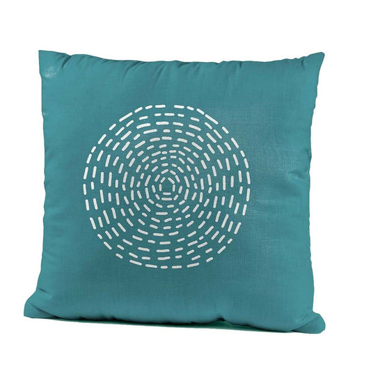 Coussin étnico Cyan 45 x 45 cm