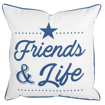 Coussin Positive 45 x 45 x 12 cm Bleu de Colbat