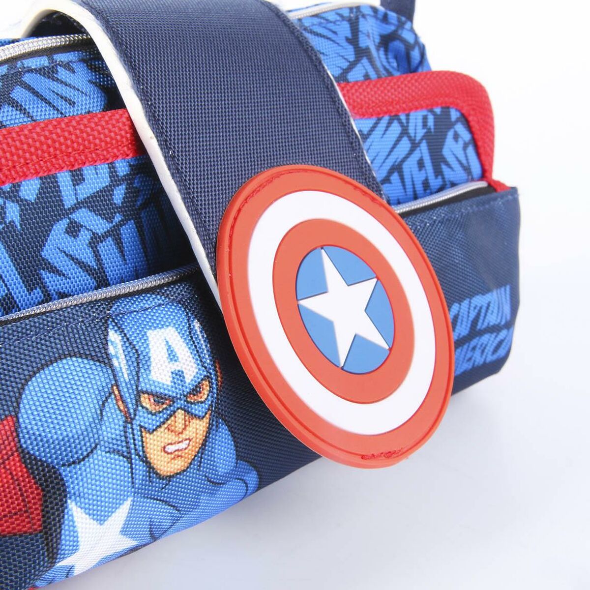 Trousse d'écolier Marvel Bleu (22 x 12 x 7 cm)