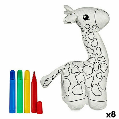 Coloriage de peluches Girafe (8 Unités)