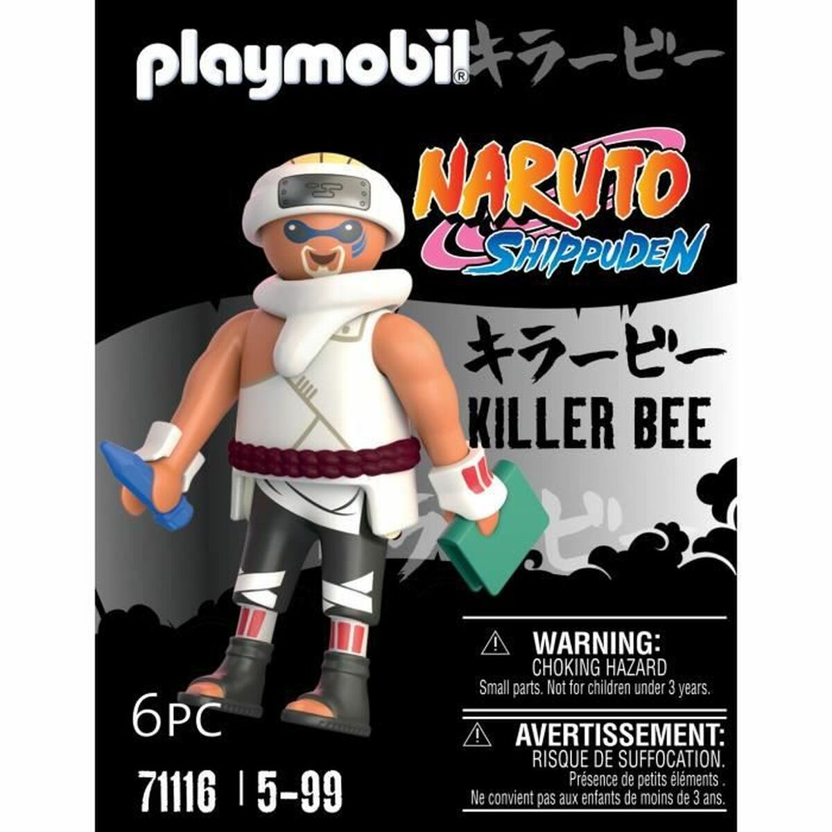 Figurine Playmobil Naruto Shippuden - Killer B 71116 6 Pièces