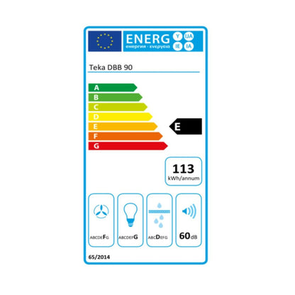 Hotte standard Teka DBB90 90 cm 380 m3/h 60 dB 195W