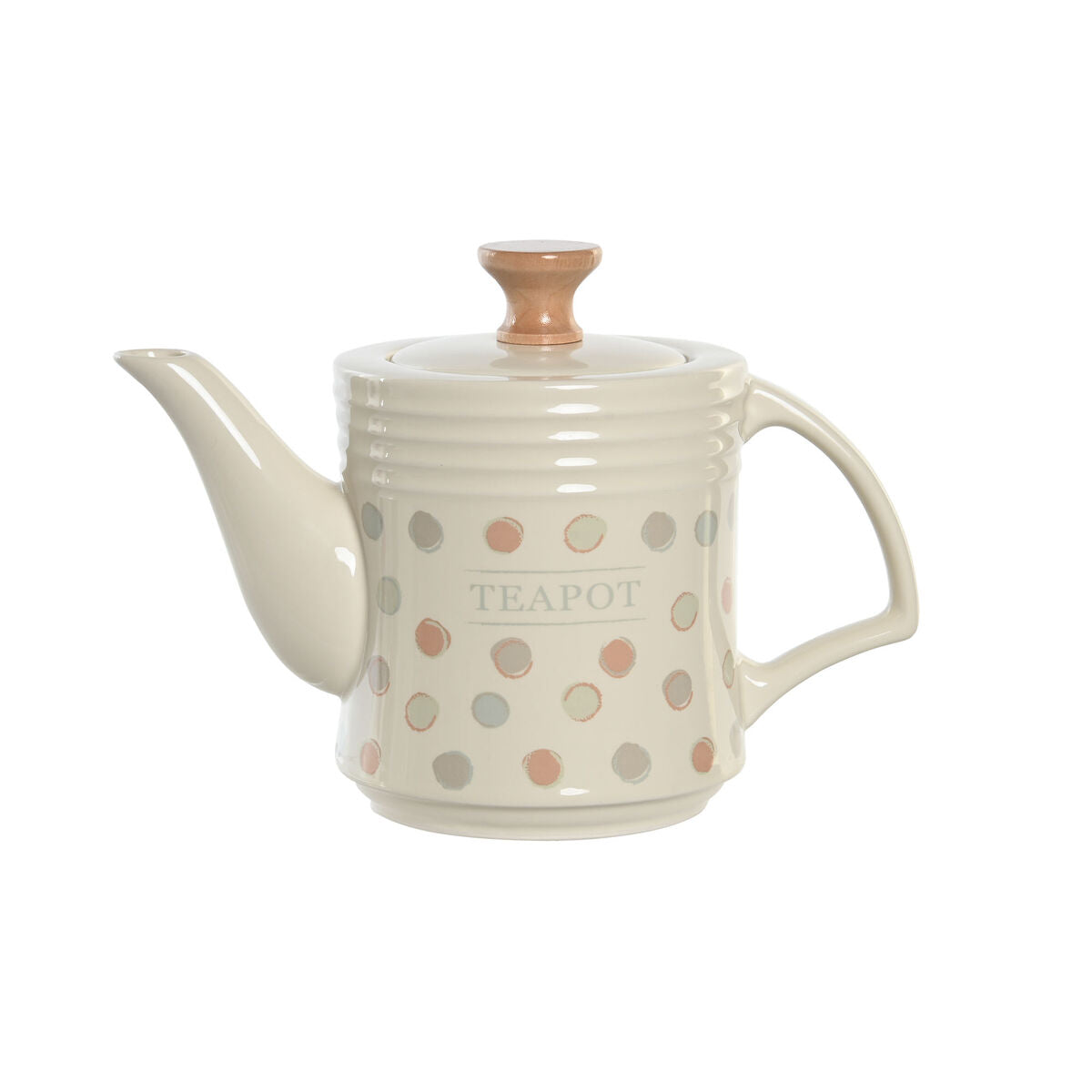 Théière DKD Home Decor Beige 1 L