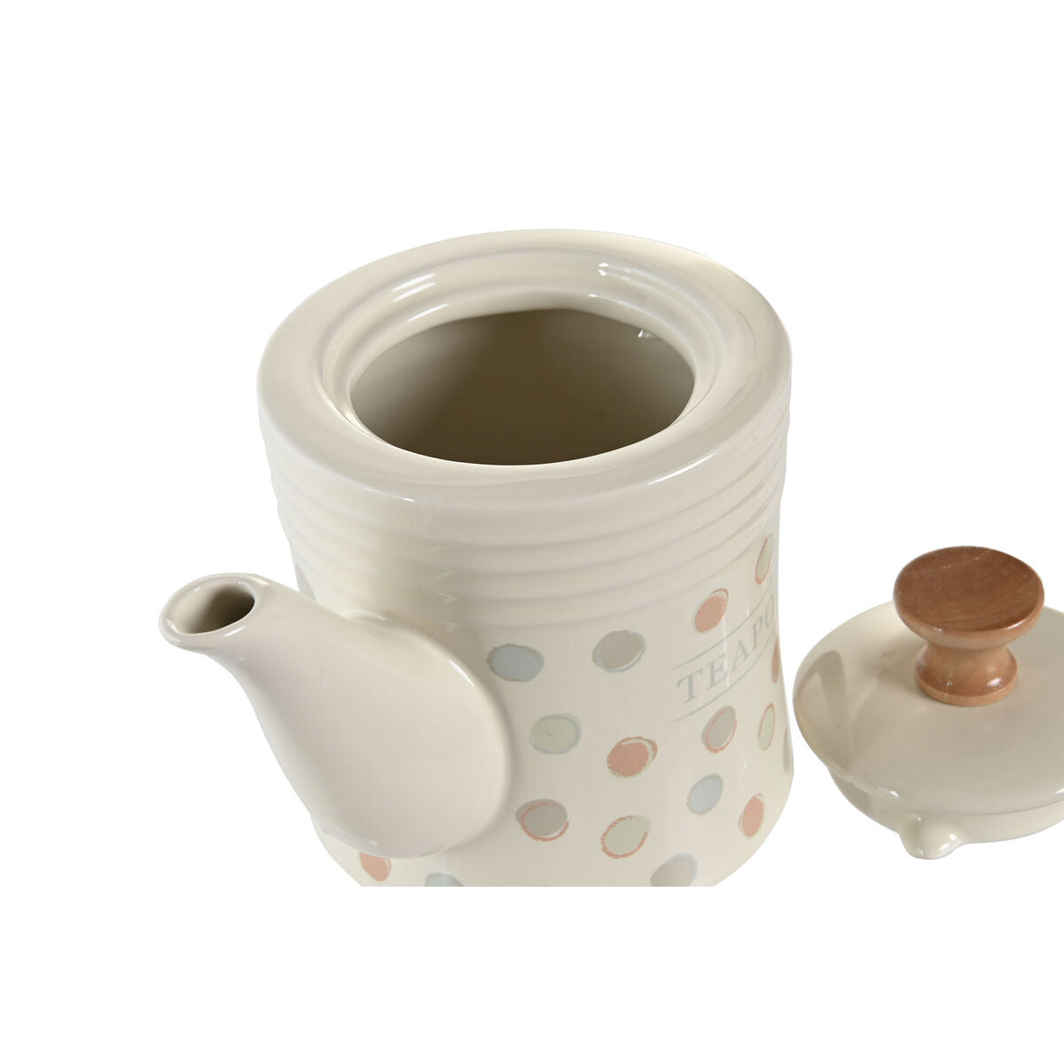 Théière DKD Home Decor Beige 1 L