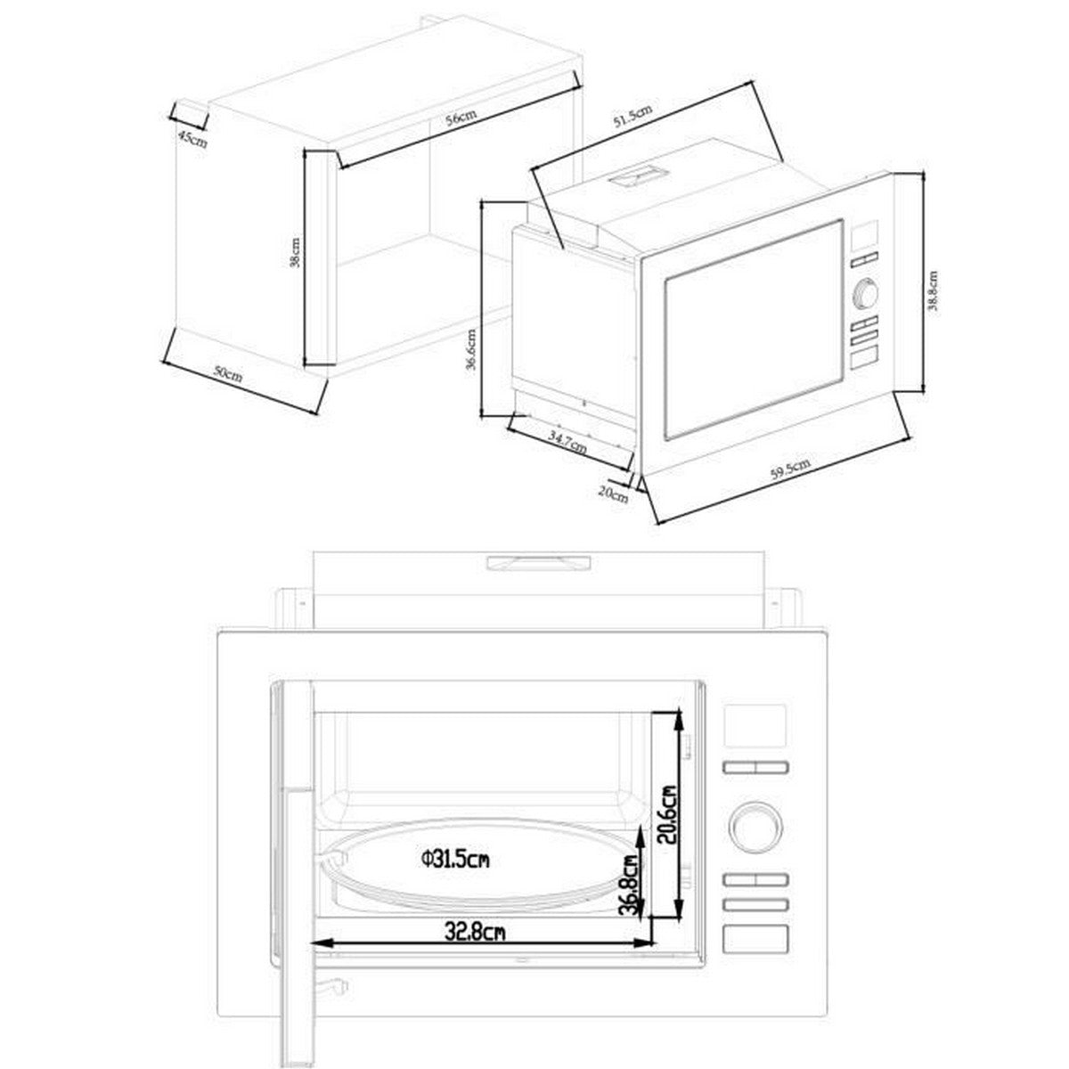 Micro-ondes Continental Edison CEMO25GINE 25 L 900 W