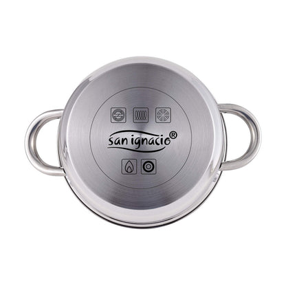 Batterie de Cuisine San Ignacio Cassel SG8172 Acier inoxydable (7 Pièces)