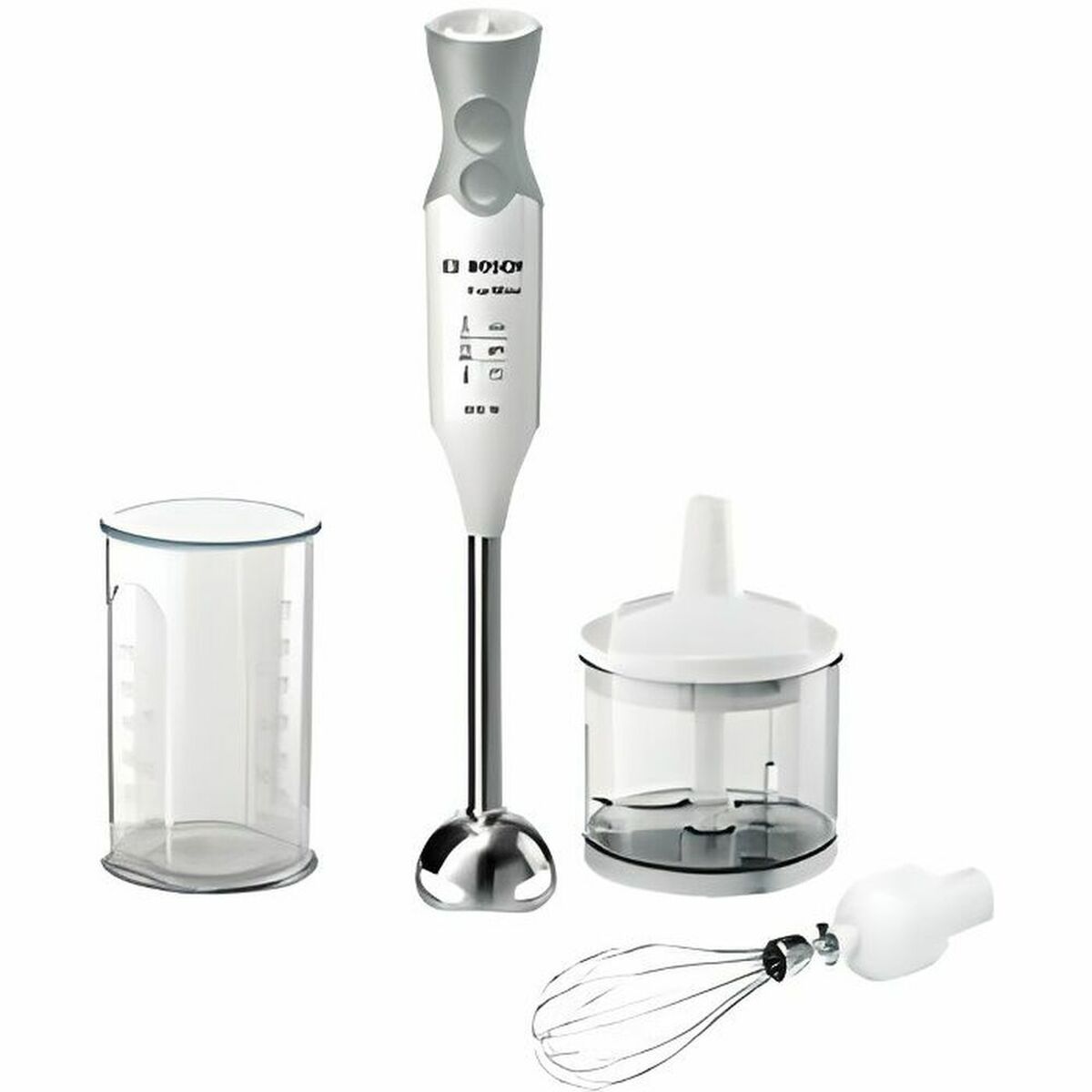 Mixeur plongeant BOSCH MSM66150 Blanc Gris Argenté 600 W