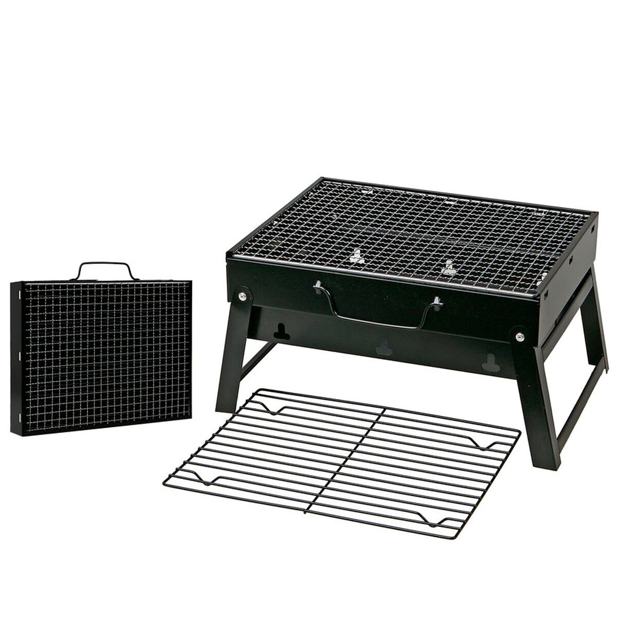 Barbecue Portable 35 x 27 x 20 cm Noir