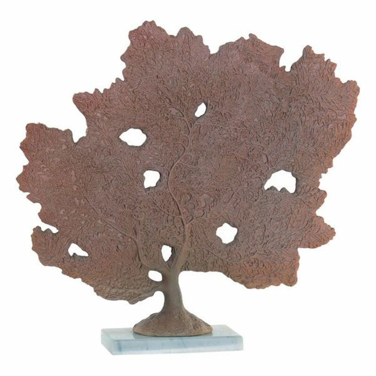 Figurine Décorative DKD Home Decor Corail Résine Marbre (43 x 8 x 39 cm)