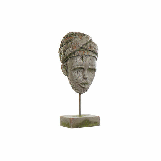 Figurine Décorative DKD Home Decor 24 x 15 x 58 cm Gris Colonial Africaine