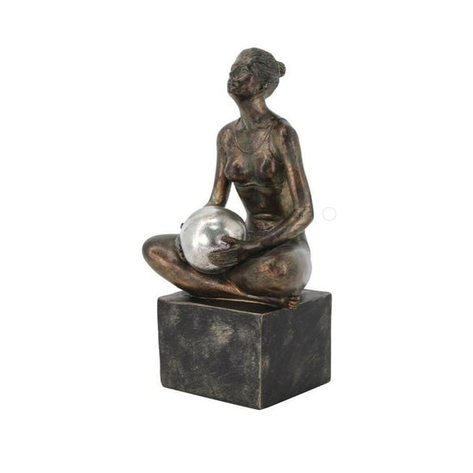 Figurine Décorative DKD Home Decor Cuivre Gymnaste 14 x 11,5 x 25,5 cm